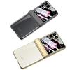 Samsung Z Flip6 Full Wrap Transparent Electroplated Magnetic Hinge Case