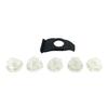 Sturdy Motorcycle Air Filter Holder Support Rubber Fastener Latches Buckle Set, Fit for Maintenance And Repair Workshops