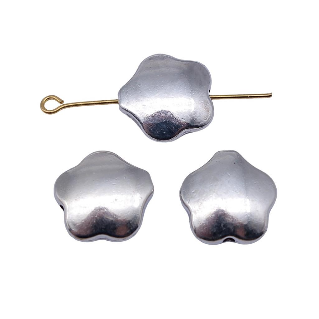 Runde Perlen mit kleinem Loch Antike Metallanhänger Abstandshalter Schmuckherstellung Zubehör