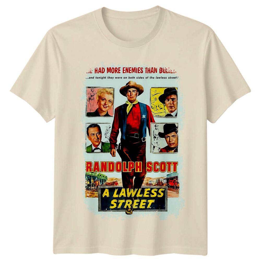 A Lawless Street 1955 Movie Poster Inspired TShirt Retro 80s Tee