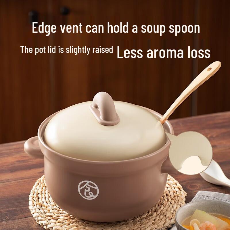 Supor Spodumene Ceramic Casserole Stew Pot