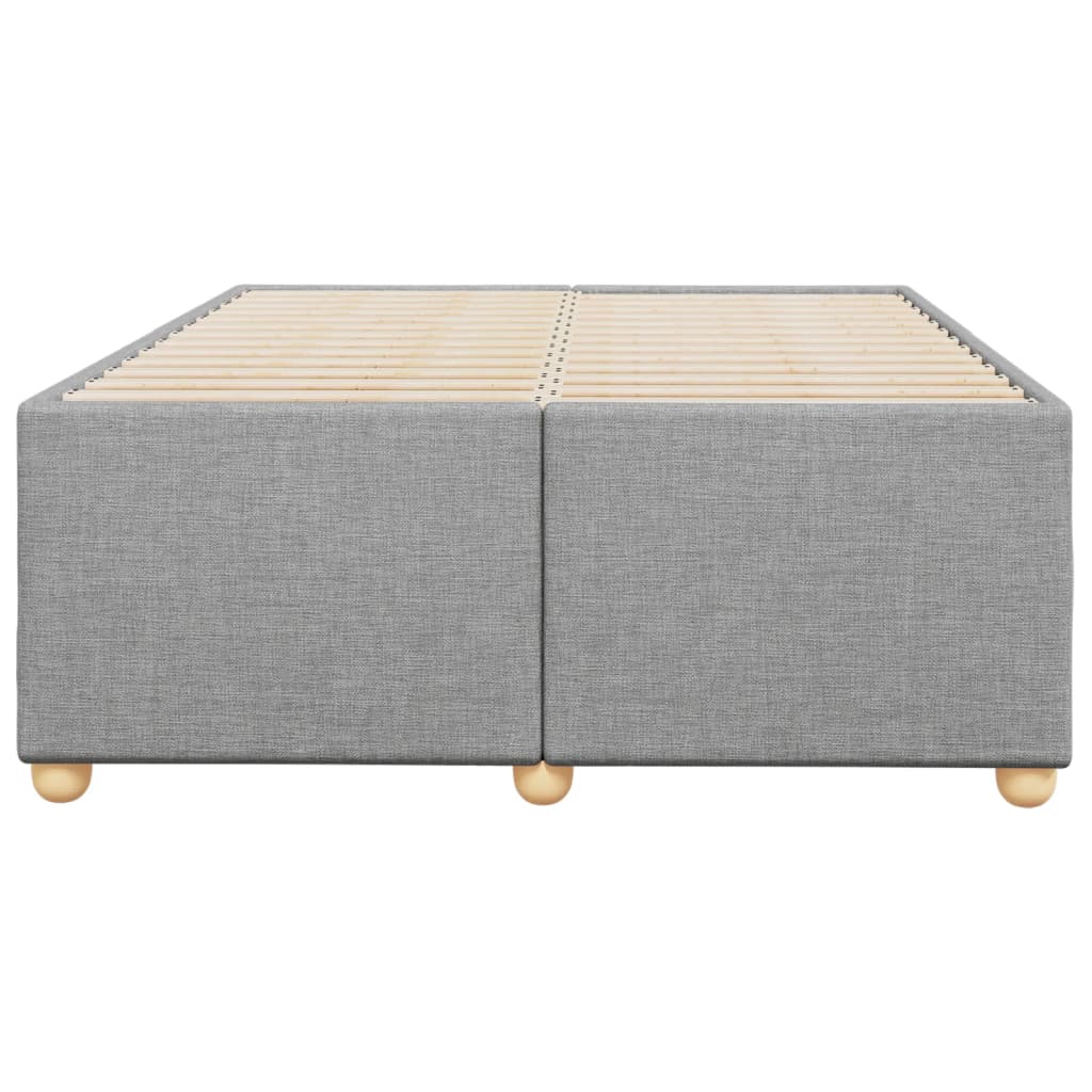 Vidaxl Struttura Letto Senza Materasso, Grigia, 120X190 Cm, Tessuto