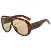 Luxury Designer Super Large Square Sunglasses Women Popular Punk Pilot Men Sun Glasses Trendy Ladies Shades UV400 Beach Party