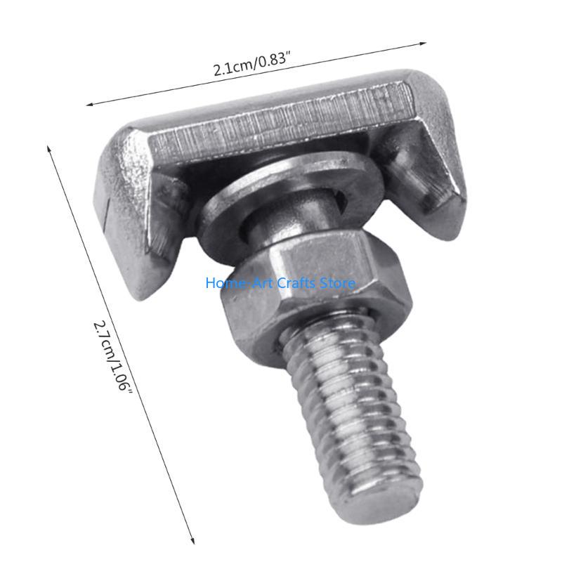 Y3NA Болт-барашек клеммы аккумулятора Клемма кабеля аккумулятора Болт-гайка кабеля аккумулятора Нержавеющая сталь Автомобильный болт-барашек аккумулятора Винт 1 упаковка China Mainland
