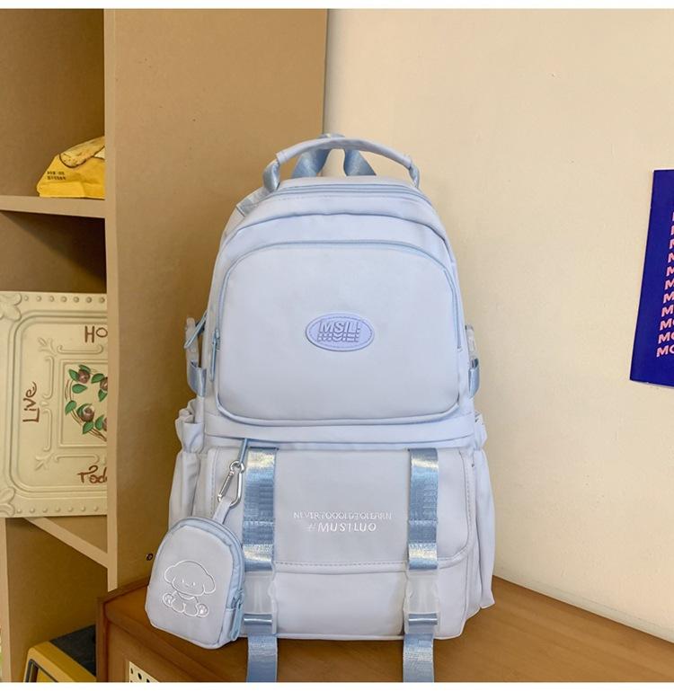 Schoolbag1011 New High School Student Schoolbag Girls High School Student Large Capacity Simple Backpack Fashionable College Student Schoolbag