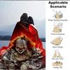 1 Stück It "Clown" Flanell-Kuscheldecke - HD-Druck Leicht Weich Warm Ganzjahresdecke für Sofa, Bett, Reisen, Camping 014