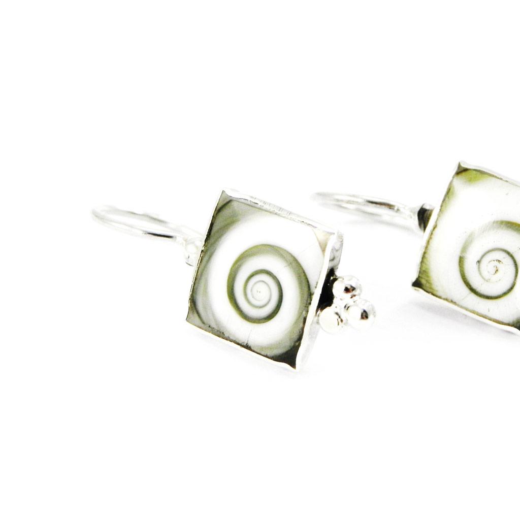 Les Trésors De Lily [I2863] - 'Saint Lucia' Silver Earrings