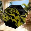 Club America Print Automatic Open Close Umbrella, Portable Foldable Umbrella, for Outdoor Commute Camping Trip, Ideal Birthday Gift