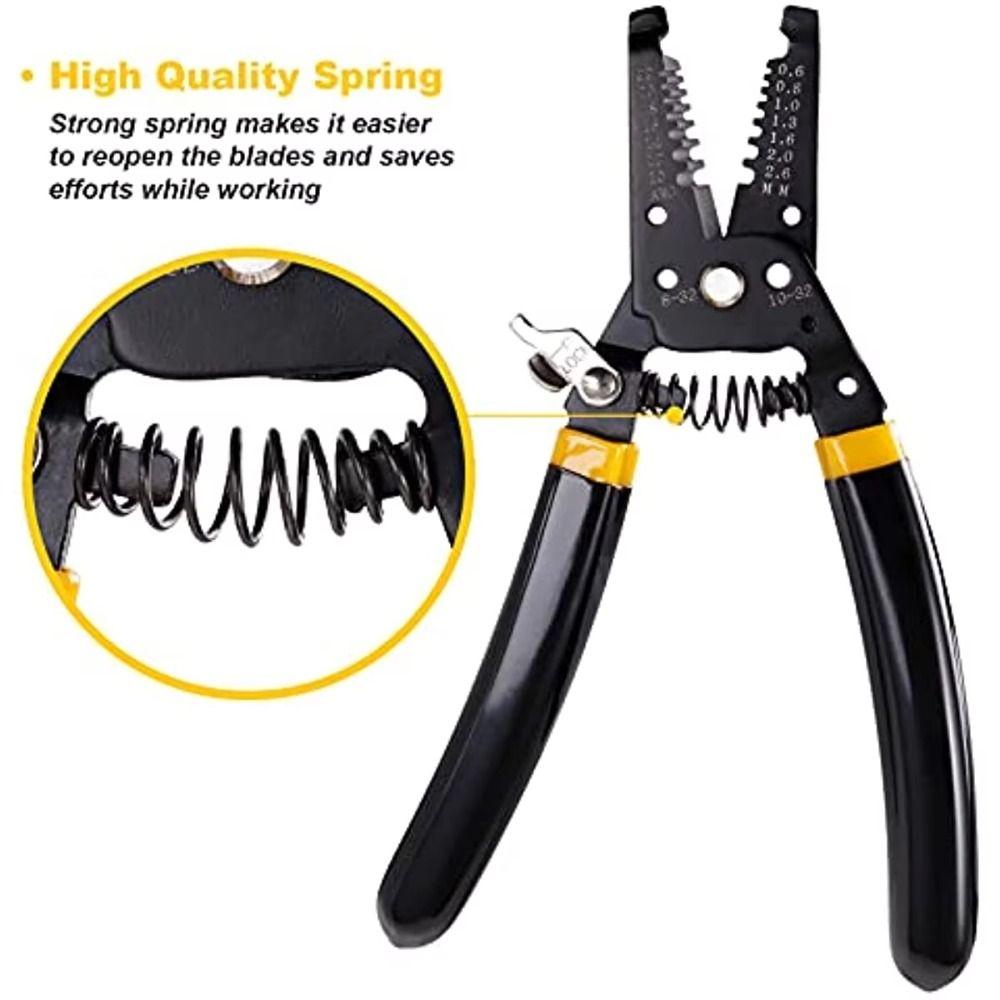 Pressing Cable Wire Stripping Pliers Wire Cutting Crimping Pliers  Winding Screwing