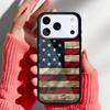 Flag American USA Flag Phone Case for iPhone 17 16 15 14 13 Pro Max Back Cover for 12 11 Pro Coque
