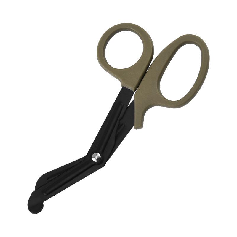7.5-Inch Stainless Steel EMT Bandage and Gauze Scissors with Angled Tip