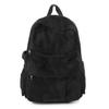 Schoolbag New Schoolbag Female College Student Korean Lazy Style Backpack High School Student Schoolbag Solid Color Retro Canvas Backpack