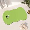 Kreslený vtipný výraz diatomitová podložka nepravidelná koupelnová podložka protiskluzová podložka toaletní dveře absorpční podložka domácnost