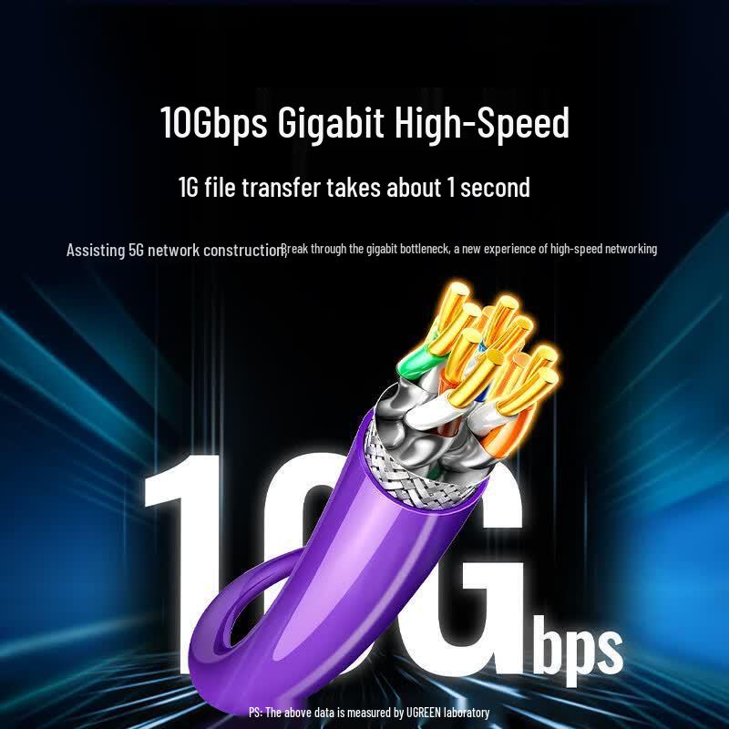 Ugreen Cat7 10G Double Shielded Pure Copper Ethernet Bulk Cable