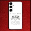 Isaiah Jeremiah Psalm Jesus Bible Phone Case For Samsung S25,S24,S21,S22,S23,S30,Ultra,S20,Plus,Fe,Lite,Note,10,9,5G Black Cover