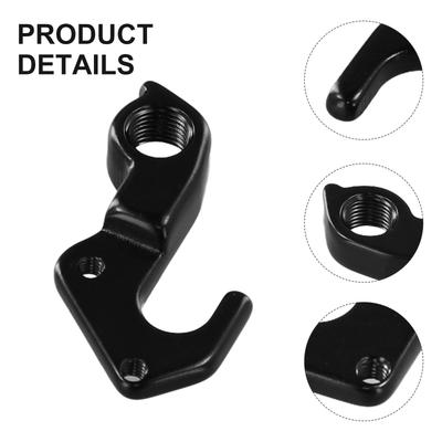 1 Pcs Derailleur Hanger Aluminum Alloy Black Replace