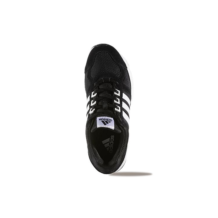 Adidas Echipament 10 Pantofi de alergare maraton cu vârf jos, confortabili din material textil, rezistenți la alunecare, durabili, adidași pentru femei, negru alb BW1285