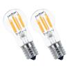 Aiwode LED Light Bulb, Standard Bulb Type, E17 Base, 4W (Equivalent To 40W Halogen Bulb), Warm White 2700K, Clear, Transparent, Omnidirectional,