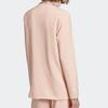 adidas Originals Colorblock Vertical Stripe Breathable Casual Jacket Women Outerwear Pearl Ash-Grey EC0927