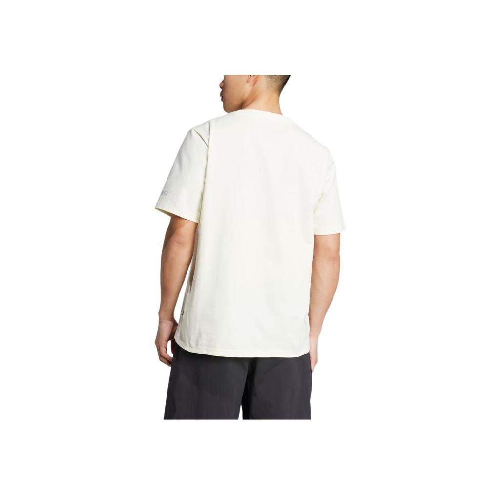 adidas Terrex Polygiene Grafik Rundhals Outdoor-Sport Kurzarm T-Shirt Unisex Oberteile Elfenbein KA3283