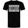 Parental Advisory Logo Kurzarm Rundhals Herren Schwarz T-Shirt TMMTS016BLK