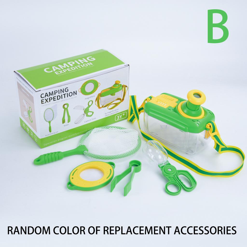 Viewer Insect Box Double Magnifier Observer Kit Insect Catcher Cage Nature Exploration Tools Kid Learning Development