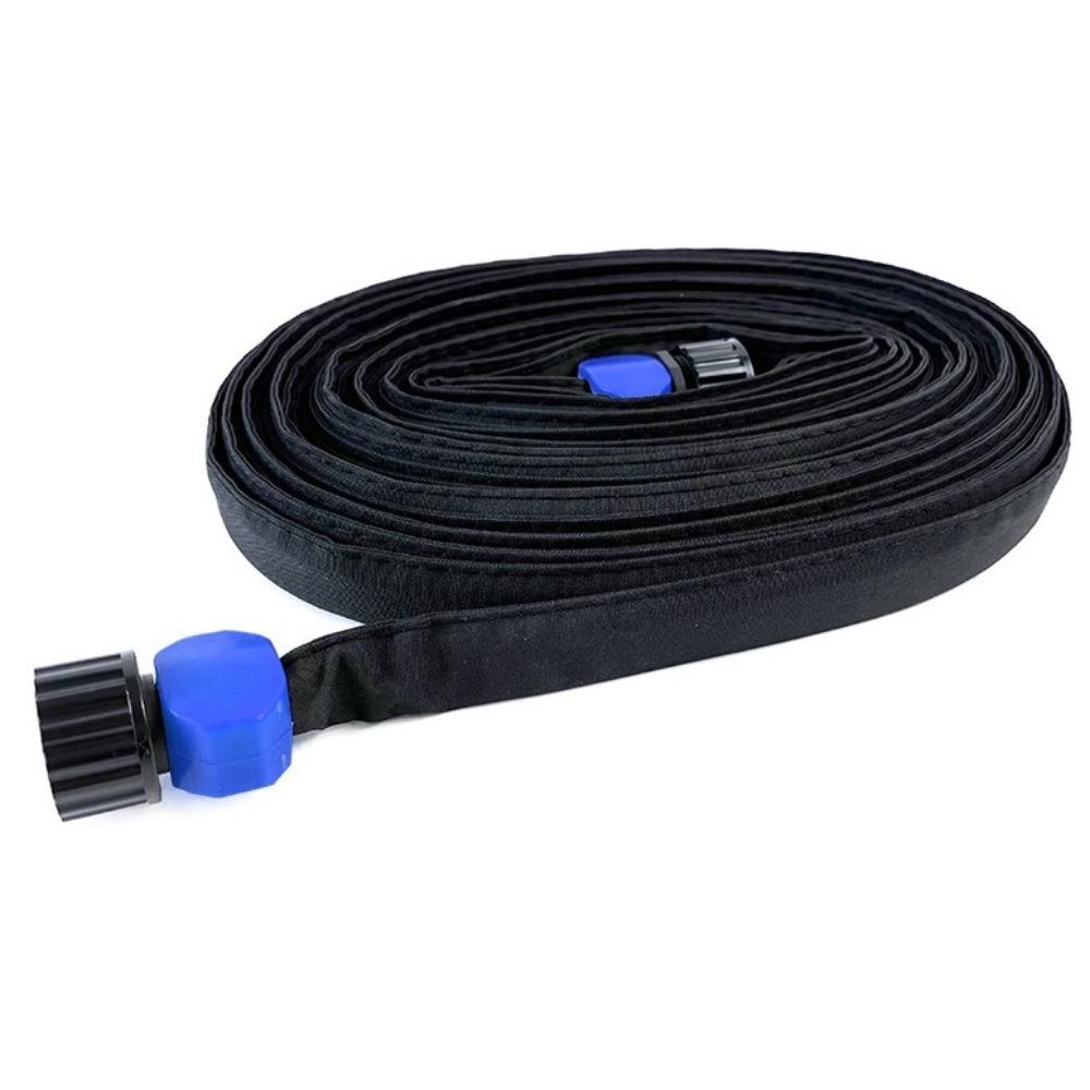 

Thickened Flat Micro Drip Irrigation Efficient Permeable Pipe Porous Seeping Hose Vegetable Field 295.28 in чёрный