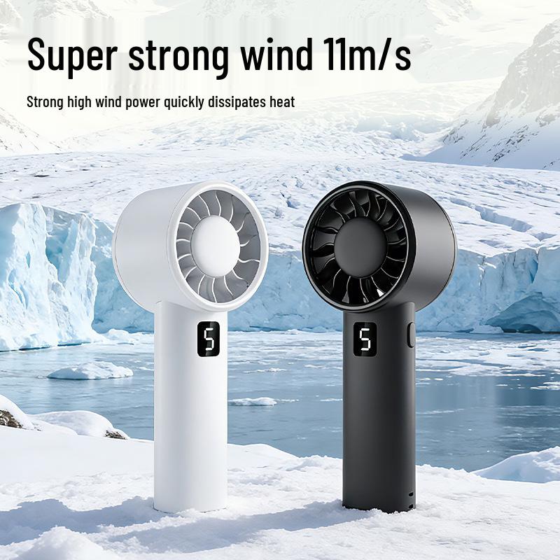 High-Speed Portable USB Rechargeable Handheld Fan, 3-in-1 Outdoor Gift 1200mAh