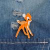 ZRM Fashion Cartoon Cute Little Elk Foal Dreamy Unicorn Alloy Brooch Gift To Friends Enamel Needle Clothes Bag Accessory