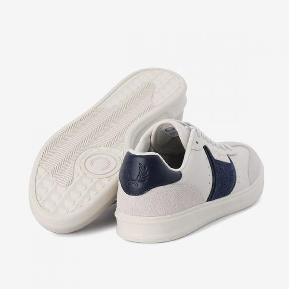 Fred Perry Men S SneakerS B4 Textured Leather Suede