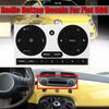 Car Radio Stereo Worn Peeling Button Kit Decals Stickers For Fiat 500 2011-2016