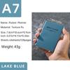 Planner Settimanale Inglese Compatto 2027 A7 Mini - Agenda Sottile