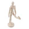 Wooden Manikin Unfinished Jointed Mannequin Poseable with Base for Home Decoration 8 Inch