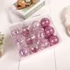 24pcs Shatterproof Christmas Ball Set Delicate Hanging Ornament  Xmas