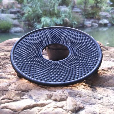 Vintage Cast Iron Teapot Trivets Handmade Heat Insulation Tea Tray Tea Pot Base Japanese Anti-scald Cast Iron Teapot Coaster