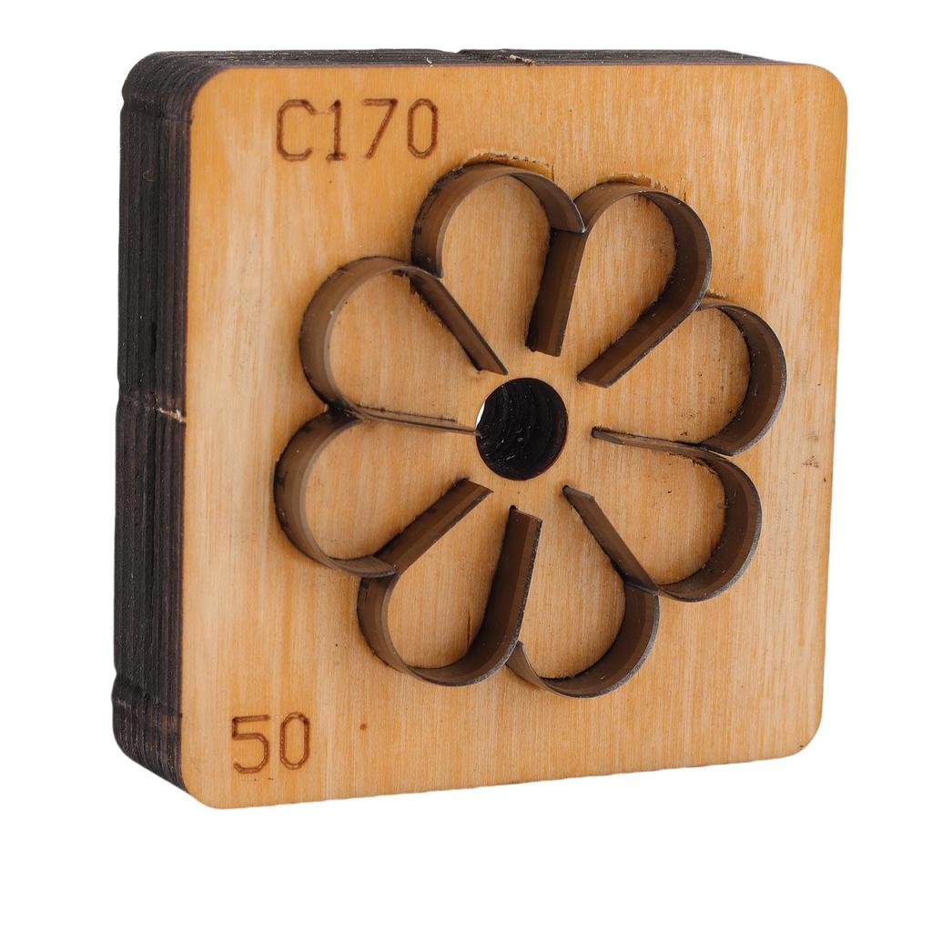 Leather Cutting Die Flower Shaped Metal Leathercraft Paper Art Cutter Punching Mold Crafting Tool