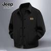JEEP SPIRIT Herren Fleecegefütterte Stehkragen Workwear Jacke