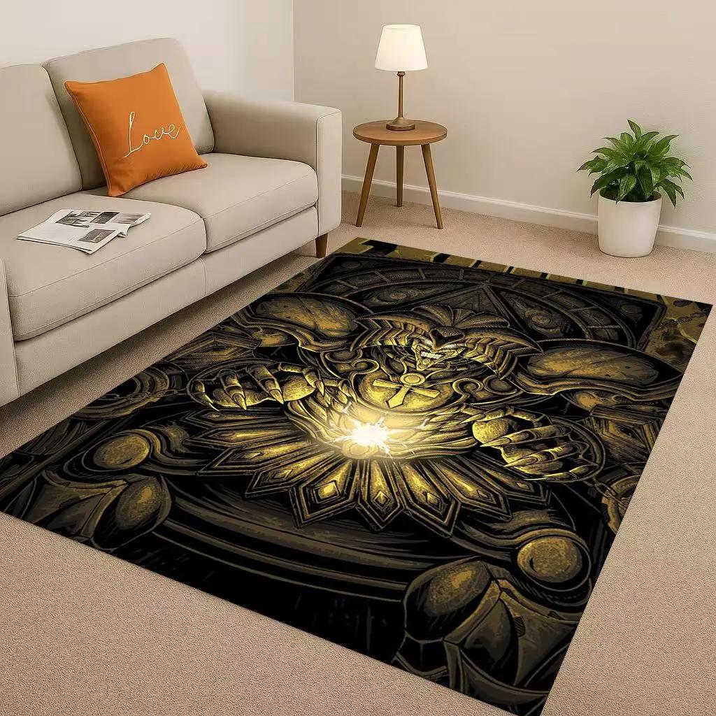 Winged Dragon of Ra Yu-Gi-Oh MONSTER CARD Cartoon Living Room Non-Slip Area Rug Carpet for Bedroom Sofa,Easy Clean Home Doormat