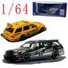 YS Diecast 1/64 Scale Mercedes Benz S124 Car Model Alloy Benz Touring Modified Version Play Vehicles Toys for Boys Original Box