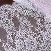3m x 43cm French Chantilly Lace, Non-stretch Eyelash Nylon Lace Fabric for Sewing, Bra, Underwear, Lingerie, Dress, Garment, Crafting