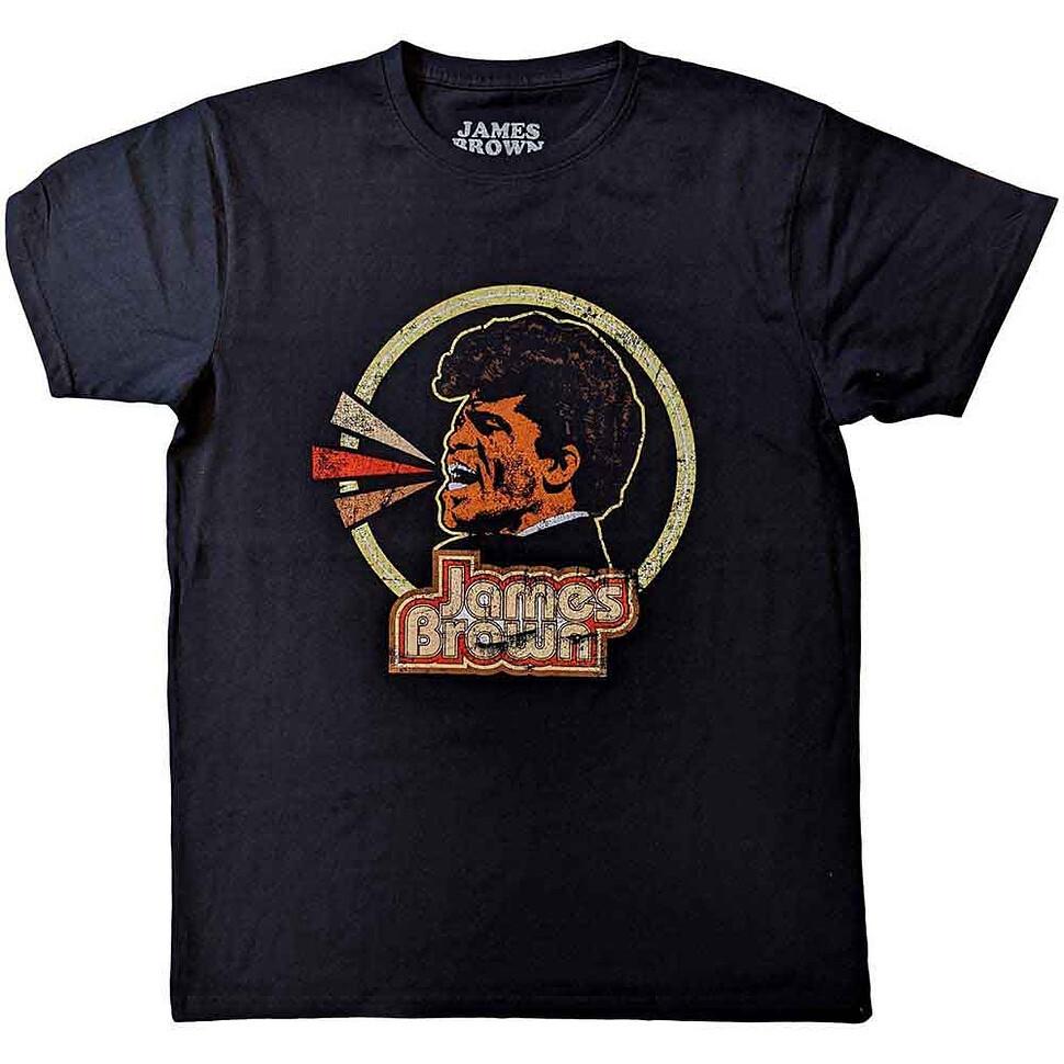 James Brown Circle Logo T-Shirt Black S
