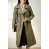 Trench Coat Women's New Spring Clothing Medium and Long Early Spring Thin Jacket Trendy Women's Clothing