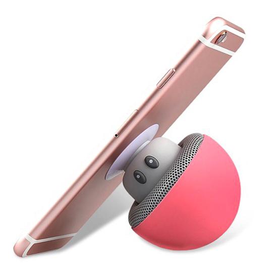 Portable Mini Cute Mushroom Waterproof Sucker Bluetooth-compatible Speaker Bass Sound Box