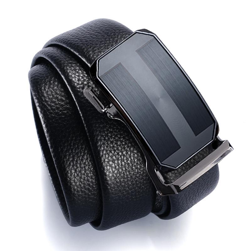 Men's Belt Automatic Buckle Men's Rest Belt Suit Business Trousers