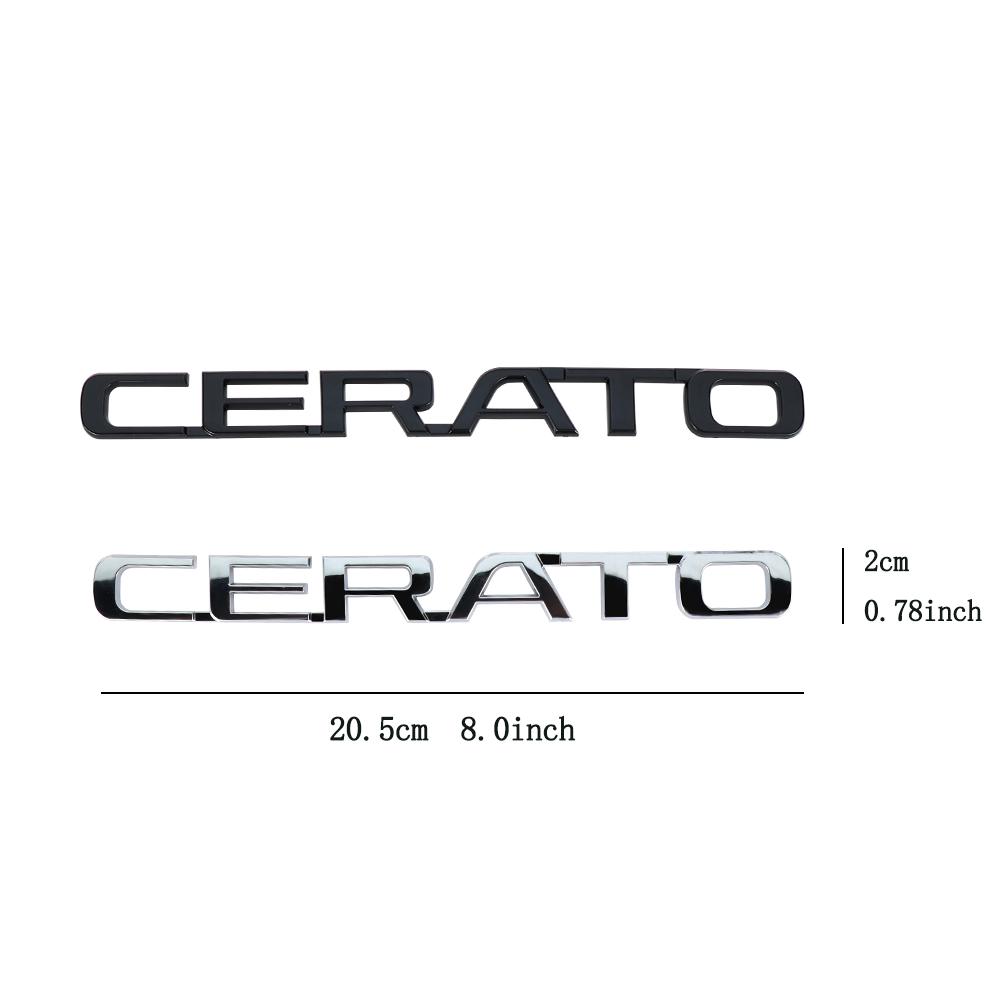 Car Styling Metal For KIA CERATO SORENTO Logo Superior Quality Car Side Fender Emblem Rear Trunk Badge Decor Sticker
