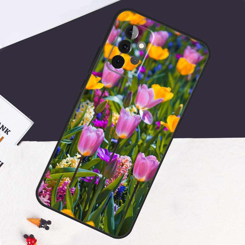 

Spring Tulips Flower Case For Samsung Galaxy A05 A06 A26 A16 A56 A36 A22 A32 A52 A54 A34 A14 A55 A15 A53 A33 A35 Samsung A56