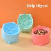 Cat Food Bowl, Rice Bowl, Slow Food, High Feet, Anti Choking Bowl, Cat Basin, Anti Choking, Anti Choking Neck, Relieve Anxiety