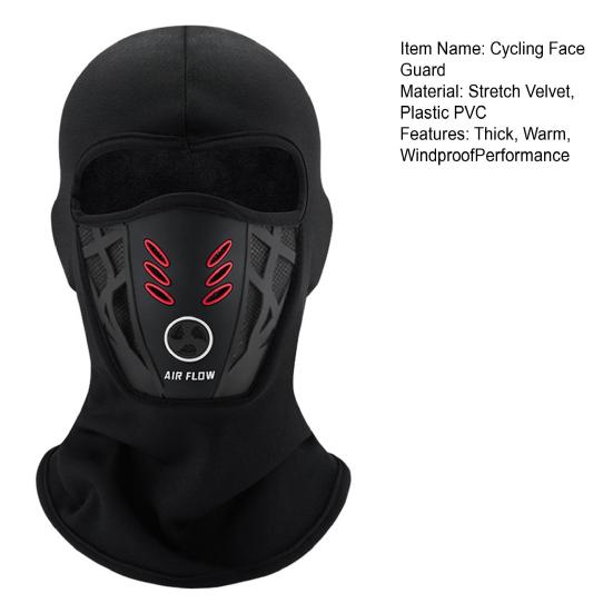 Lyžařská kukla Ochrana obličeje Pánská Dámská Venkovní Do chladného počasí Zimní Motocyklová Snowboardová Jízda na kole Větruodolná Termální Fleecová Ochrana obličeje Nákrčník