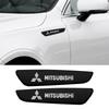 2 stuks 3D Auto Carrosserie Spatbord Zijembleem Achterklep Badge Stickers Voor Mitsubishi Outlander Lancer 9 10 Pajero L200 EX ASX Creatief