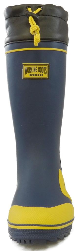 Rikioh Men's Standard Working Boots, Navy, Size W112, 28.0 cm, 3E